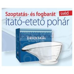   Drickskal Szoptatás- és fogbarát svéd itató-etető pohár #80ml